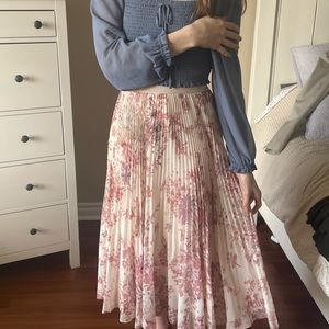 Wilfred Patterned Pink Skirt | Twirl Skirt